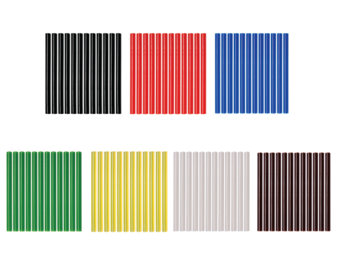 COLLA A CALDO UNIVERSALE 7,2X100MM 12PZ BIANCO