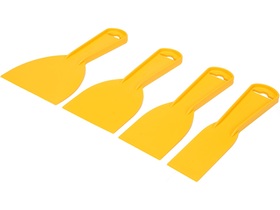 SPATOLE IN PLASTICA 4 PZ. 40,60,80,100MM