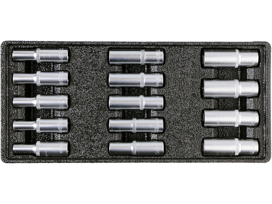 6 DRAWERS ROLLER CABINET WITH TOOL INSERT / 177PCS