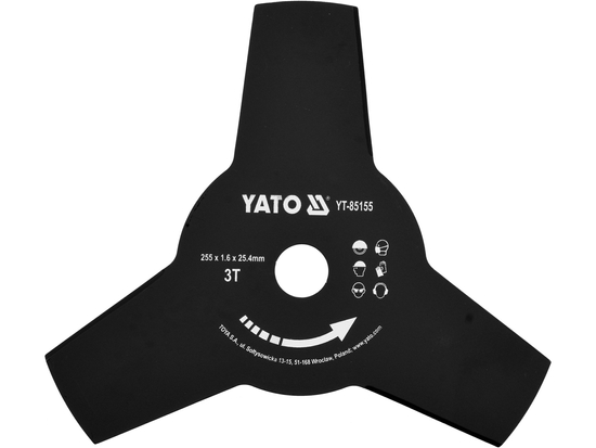 DISQUE POUR COUPE-BORD 255MM 25,4MM TROIS DENTS