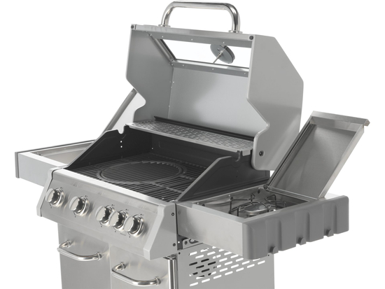 ITAMI 4+1 GÁZGRILL, ROZSDAMENTES ACÉL, 14,2KW, ÜVEGVEL