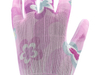 GANTS DE JARDINAGE DE FLEURS - ROSE CLAIR