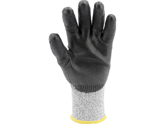 GUANTES DE PROTECCIÓN ANTICORTES HPPE, RECUBIERTOS DE PU NEGRO, TALLA 10