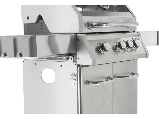 GRELHADOR A GÁS ITAMI 3+1, AÇO INOXIDÁVEL 11,5KW, COM VIDRO