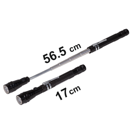 TELESKOPINIS GRIPPER LEMPAS SU MAGNETU IR 3 DIODAIS