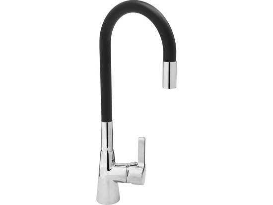 IZLIEDES IZLĀTNE AR ELASTĪGU MELNU IZTEKU - 'FLEXIBLE' BLACK