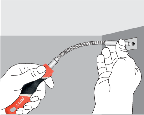 FLEXIBLE SCREWDRIVER WITH BITS SET