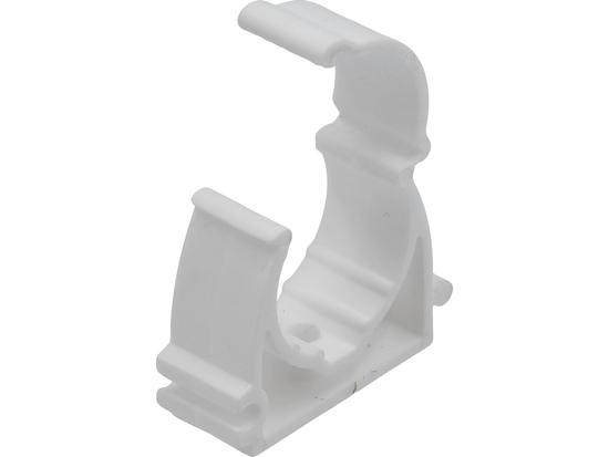 SUPPORTS, ASSEMBLAGE, CLIPS D'INSTALLATION, FERMÉS POUR TUYAUX ET CÂBLES 28MM, 4 PCS.