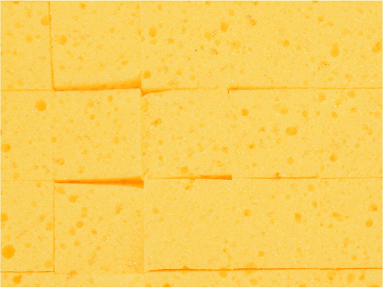 PIED AVEC ÉPONGE COUPÉE SMPX 40MM 270 X 130 MM