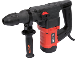 MARTILLO ROTATIVO SDS+ 1100W, 3 FUNCIONES (CHIGGADO, PERFORACIÓN CON Y SIN IMPACTO), INCLUYE TALADROS Y CINCELES