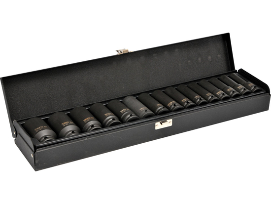 BUSSOLE IMPATTO LUNGO 1/2'', SET DA 15 PZ.