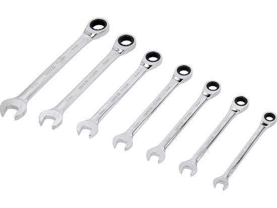 COMBINATION RATCHET WRENCH SET 7PCS