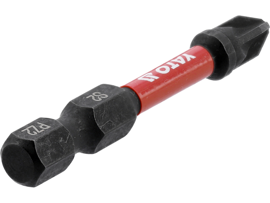 IMPACT SCREWDRIVER BITS 1/4 50MM PZ2 2PCS