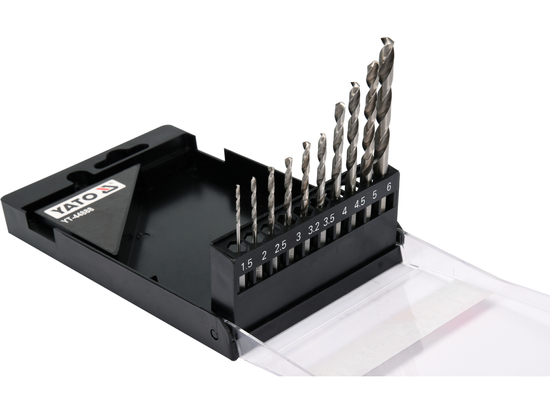 HSS 6542 СВОРДИЛА ЗА МЕТАЛ 1.5-6.0MM 10БР. ШЕСТОГРАФНИ