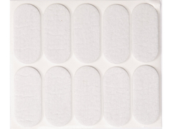 ALMOHADILLAS DE FIELTRO 20X45 MM BLANCO