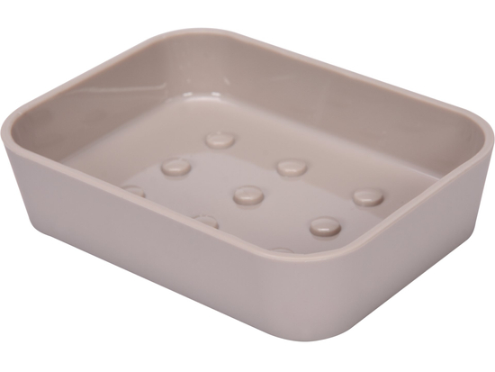 SOAP DISH CUBOID BEIGE