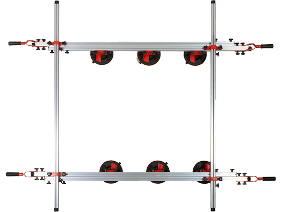PLATE CARRIES WITH 6 SUCTION CUPS / Ø 200MM