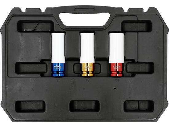 IMPACT SOCKET AND PROTECTIVE IMPACT SOCKET SET 1/2" 18PCS