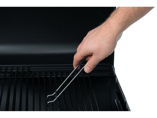 CHARCOAL GRILL WITH LID GRATE 47*34CM