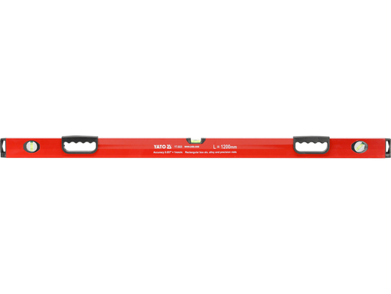  ALUMINIUM LEVEL, 2 HOLDERS 1200 MM