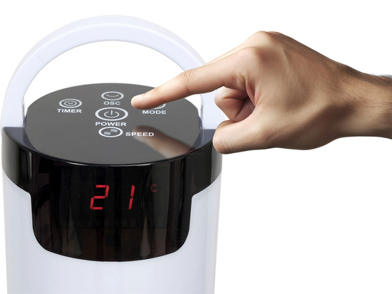 WENTYLATOR PODŁOGOWY LED 50W, WYSOKOŚĆ 81CM