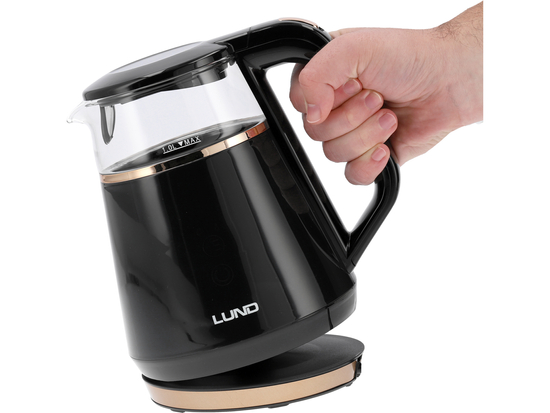 CHALEIRA ELÉTRICA 1L, AJUSTE DE TEMPERATURA, TEMPO