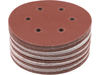 DISQUE ABRASIF VELCRO, 6 TROUS, P80 150 MM / 50 PCS.
