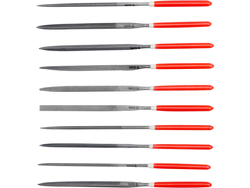 JEU DE LIMES AIGUILLES 3X140X65MM, 10 PCS.