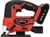 JIG SAW 18V, 0-2500 MIN⁻¹, TYPE T - BATTERY 2 AH