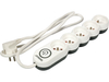 RALLONGE MULTIPRISE 5 PRISES AVEC INTERRUPTEUR DE MISE À LA TERRE 1,5 M 1,5 MM2