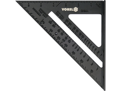 BARRE D'ANGLE EN ALUMINIUM AVEC PIED 250 MM
