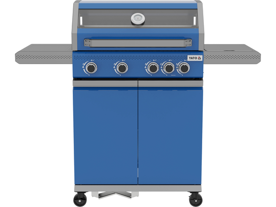GÁZGRILL ITAMI 4+1, 14,5KW, KÉK