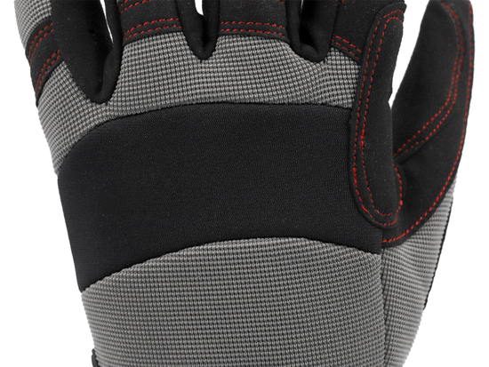 GUANTES DE CUERO SINTÉTICO. PROTECCIÓN CONTRA HUELLAS. TAMAÑO 8