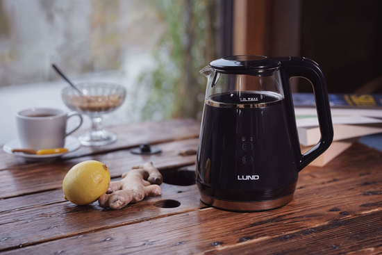 ELECTRIC KETTLE 1L, TEMPERATURE CONTROL, BLACK