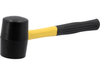 RUBBER MALLET WITH FIBREGLASS+PVC HANDLE