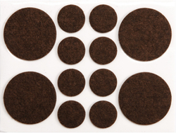 PODKLADKI FILCOWE MIX Ă¸ 20 I Ă¸ 38 MM BRAZOWE