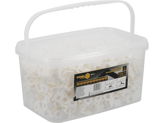 CLIPS POUR SYSTÈME DE NIVELLEMENT DE CARREAUX 1MM 900 PCS