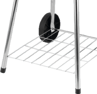 GRIGLIA A CARBONE CON COPERCHIO, GRIGLIA 45X40CM