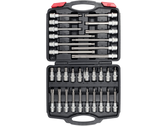 ENSEMBLE DE CLÉS POUR MÉDAILLON TORX 1/2'', 32 PIÈCES