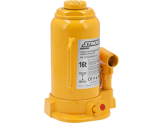HYDRAULIC BOTTLE JACK 16T