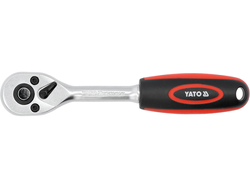 STRAIGHT RATCHET HANDLE 1/4" 90T