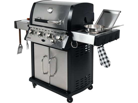 GRIGLIA A GAS YOKATE 4+1, ACCIAIO INOSSIDABILE, 17,5KW