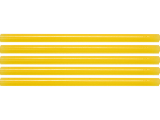 COLLE CHAUDE 11.2X200MM 5PCS JAUNE