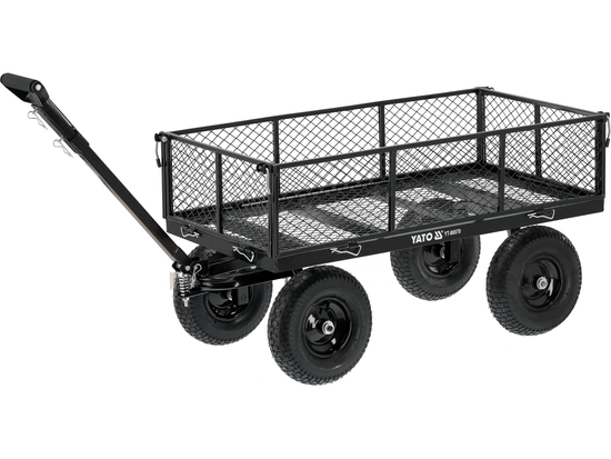 CARRELLO DA GIARDINO XL 450KG CON COPERTURA