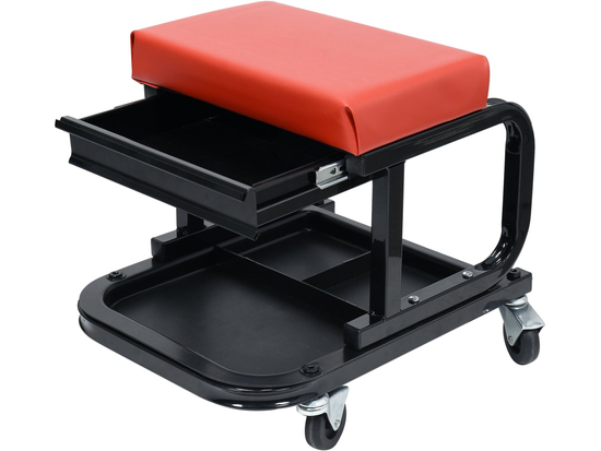 TABURETE DE TALLER CON CAJÓN.