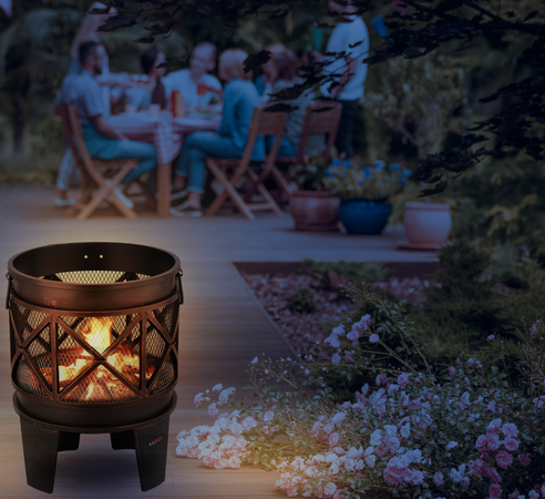 FORNO DA GIARDINO IN ACCIAIO, DECORATIVO, FORNO DA COTTURA 42CM