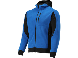 FELPA CON CAPPUCCIO BLU SARNA TAGLIA. M