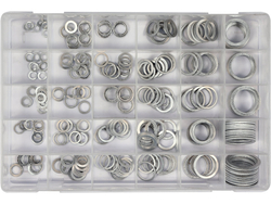 JEU DE RONDELLES EN ALUMINIUM DE 300 PCS. MÉLANGE DE TAILLES