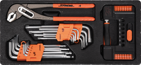 ARMOIRE DE SERVICE AVEC OUTILS 6 TIROIRS 302 ÉLÉMENTS