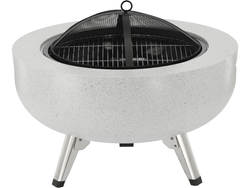 CHIMENEA DE ACERO 3 EN 1 CON REJILLA DE 43,5 CM